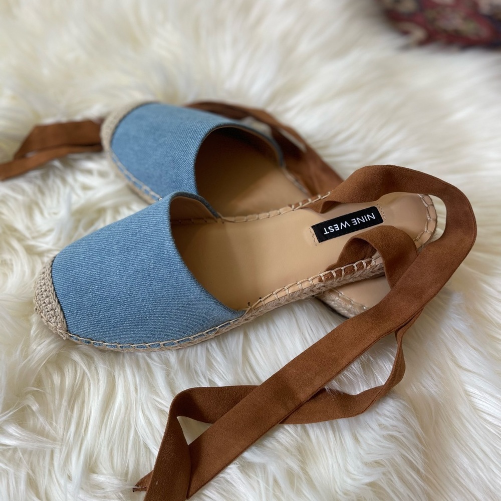 New with Box Brand New Nine West Espadrille Sandals - Picture 1 of 5